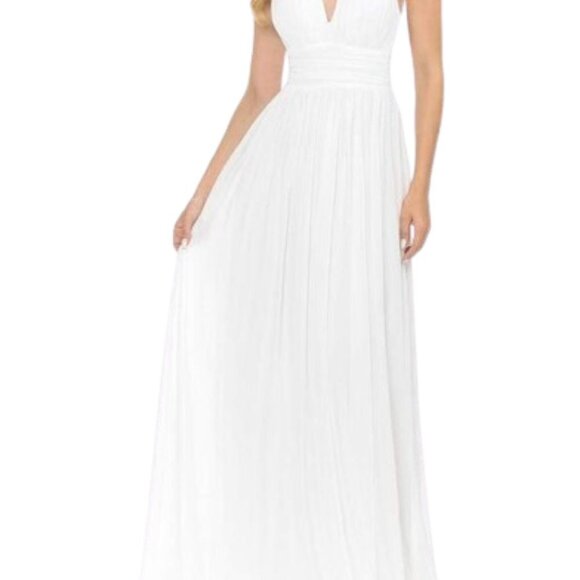 NWT Lenovia 5202 Evening Dress Ivory Size S - Picture 4 of 6